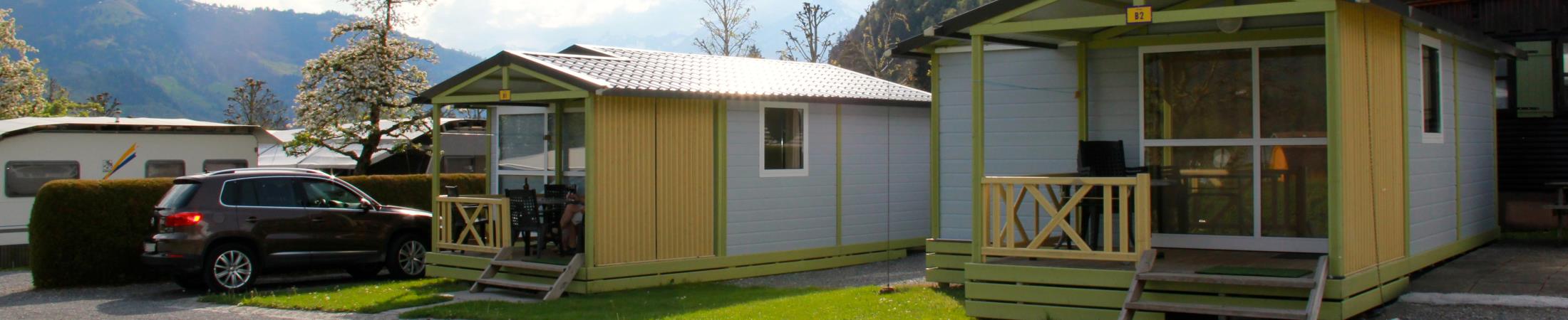 Beschikbaarheid van de familievriendelijke bungalows op Camping Lazy Rancho in Unterseen-Interlaken