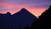 Sunset over Mount Niesen
